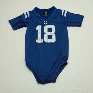 Reebok Indianapolis Colts Peyton Manning #18 Jersey Bodysuit Baby 24 Months